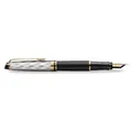 Waterman Expert Reflections of Paris SE DLX Black GT plniace pero, hrot M
