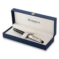 Waterman Expert Reflections of Paris SE DLX Black GT plniace pero, hrot M