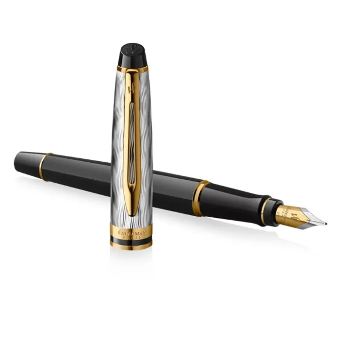 Hlavný obrázok produktu Waterman Expert Reflections of Paris SE DLX Black GT plnicí pero, hrot M