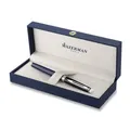 Waterman Hémisphere Colour Blocking Black & Blue CT plniace pero hrot F