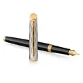 Waterman Hemisphere Reflections of Paris SE DLX Black GT plniace pero, hrot M