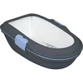 Ďalší obrázok produktu WC BERTO - dvojitá nádoba so sitom 59x39x22 cm, - šedá/pastelovo modrá/žulová