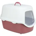 Ďalší obrázok produktu WC VICO kryté s dvierkami, bez filtra 56 x 40 x 40 cm, vínová/biela