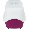 Ďalší obrázok produktu WC VICO kryté s dvierkami, bez filtra 56 x 40 x 40 cm, vínová/biela