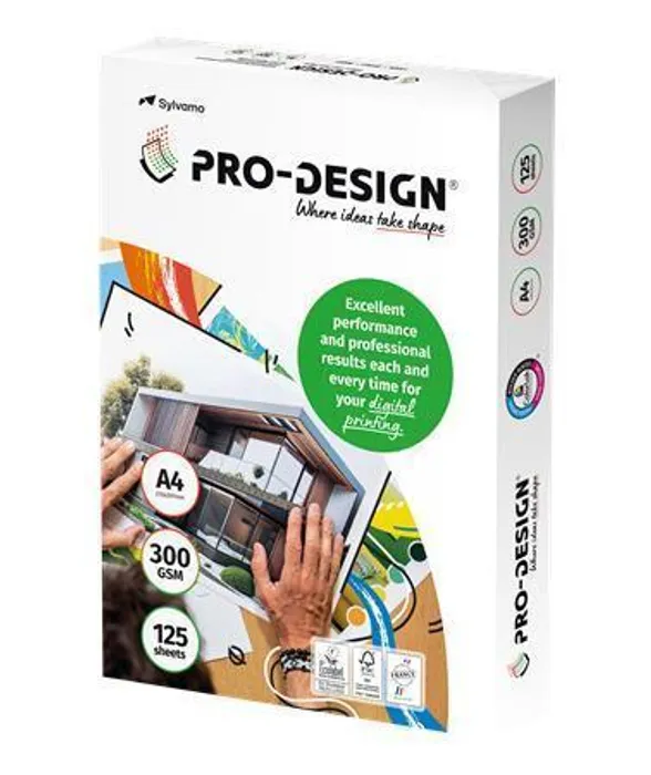 Hlavný obrázok produktu Xerografický papír, A4, 300 g, digitální, PRO-DESIGN [125 listů]