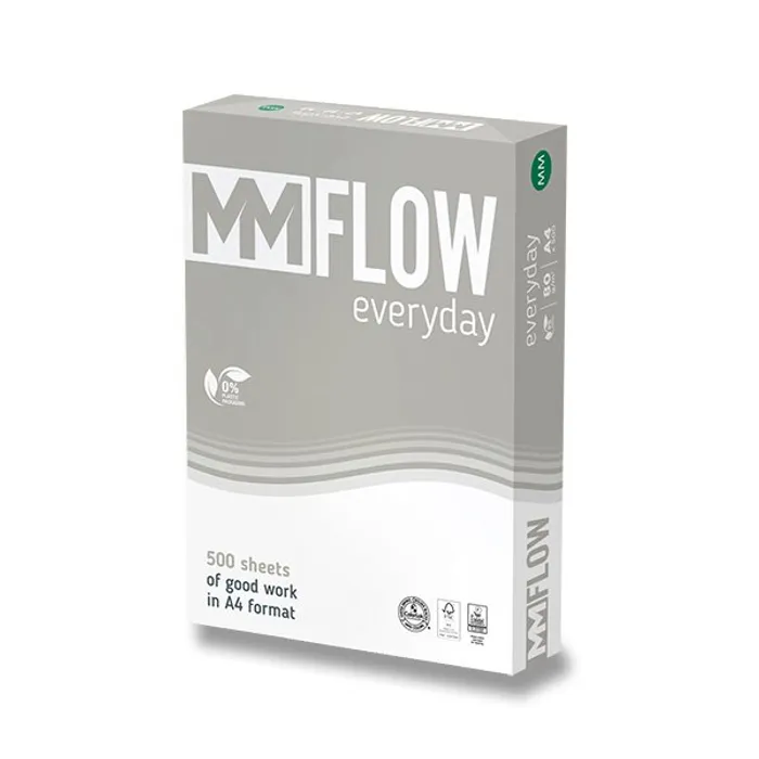 Hlavný obrázok produktu Xerografický papír MM Flow Everyday A4, 80 g, 5 x 500 listů