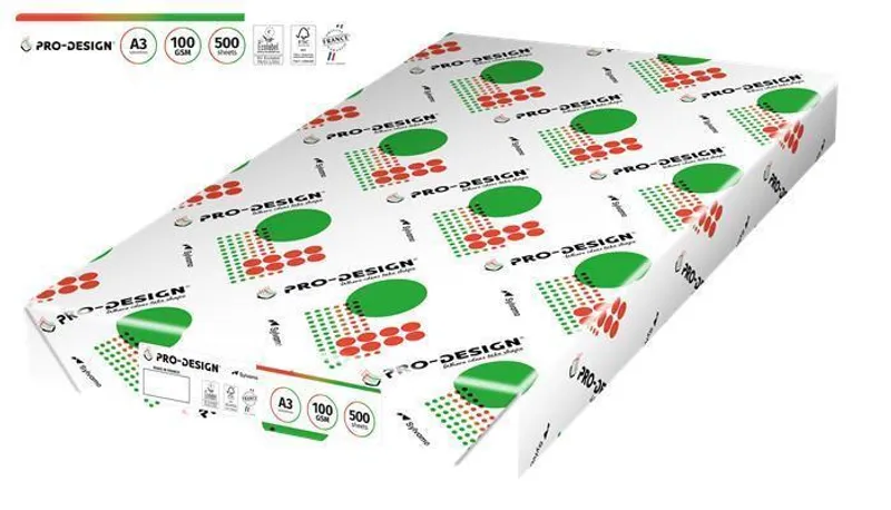 Hlavný obrázok produktu Xerografický papír, pro digitální tisk, A3, 100g, PRO-DESIGN
