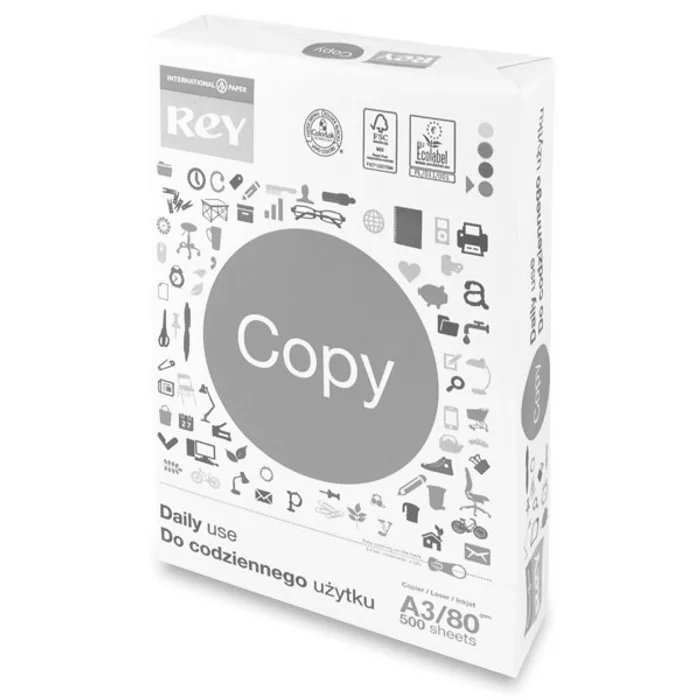 Hlavný obrázok produktu Xerografický papír Rey Copy Paper A3, 500 listů