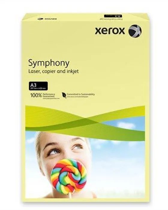 Hlavný obrázok produktu Xerografický papír "Symphony", světle žlutá, A3, 80g, XEROX