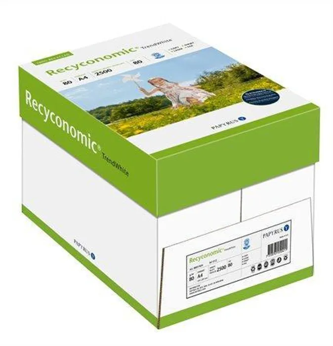 Hlavný obrázok produktu Xerografický papír "Trend White", recyklovaný, A4, 80g, RECYCONOMIC
