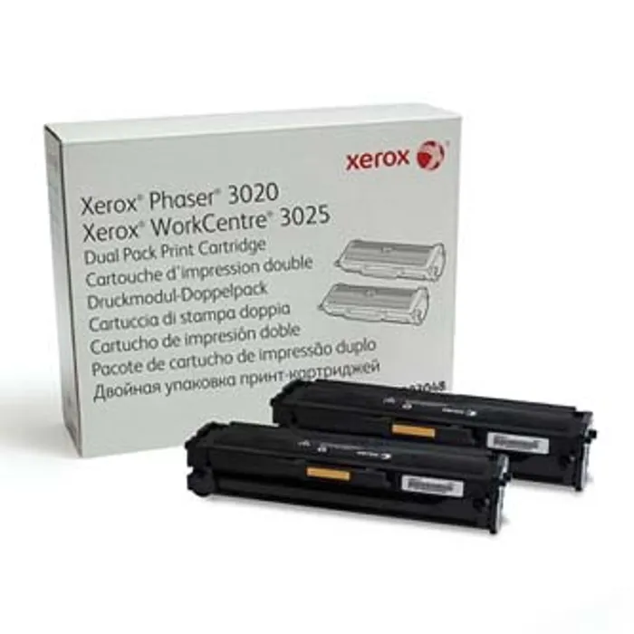 Hlavný obrázok produktu Xerox originální toner 106R03048, black, Xerox 3020B, dual pack, O