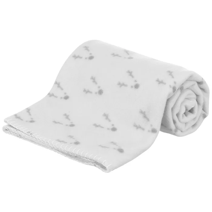 Hlavný obrázok produktu Xmas vánoční fleecová deka NATALYA, 100 x 70 cm, vínová/světlemodrá/šedá