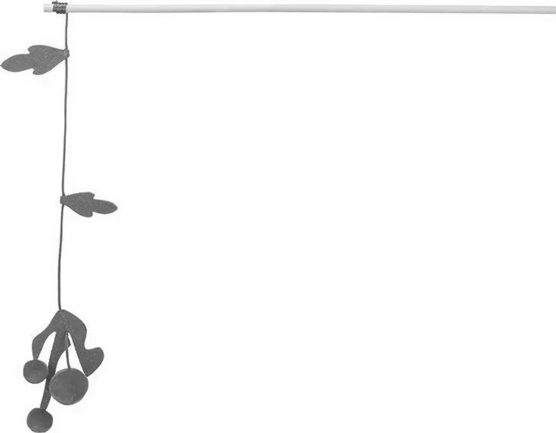 Hlavný obrázok produktu Xmas vánoční prut pro kočky 48 cm, se jmelím, chrastící, dřevo/polyester