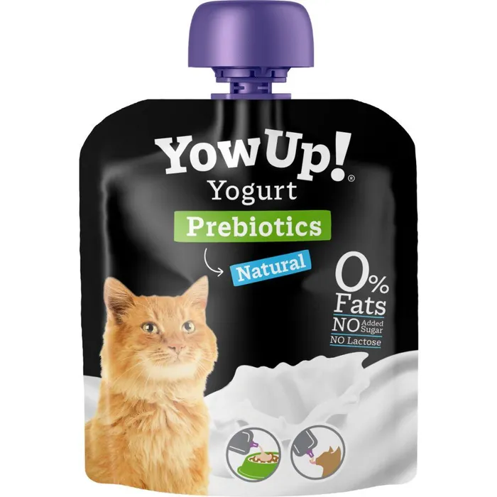 Hlavný obrázok produktu YOWUP! jogurtová kapsička PREBIOTICS pro kočky, 85 g