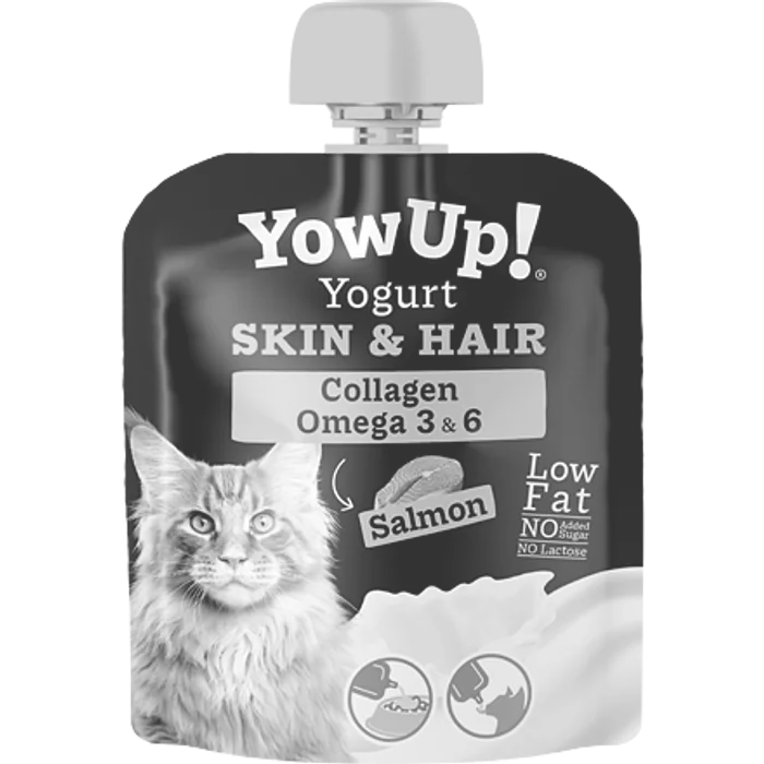 Hlavný obrázok produktu YOWUP! jogurtová kapsička SKIN & HAIR pro kočky, 85 g