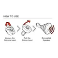 YZSY Bluetooth reproduktor SALI, 3W, modrý, regulácia hlasitosti, skladacia, vodeodolný