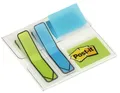 Záložky, zelená a modrá, 3x16 listov, 25x43 mm a 12x43 mm, 3M POST-IT