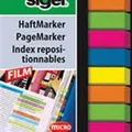 Ďalší obrázok produktu Záložky, 10x40 lístkov, 6x50 mm SIGEL Micro, mix farieb