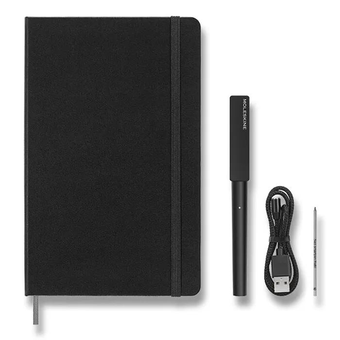 Hlavný obrázok produktu Zápisník a pero Moleskine Smart Writing zápisník linkovaný, L