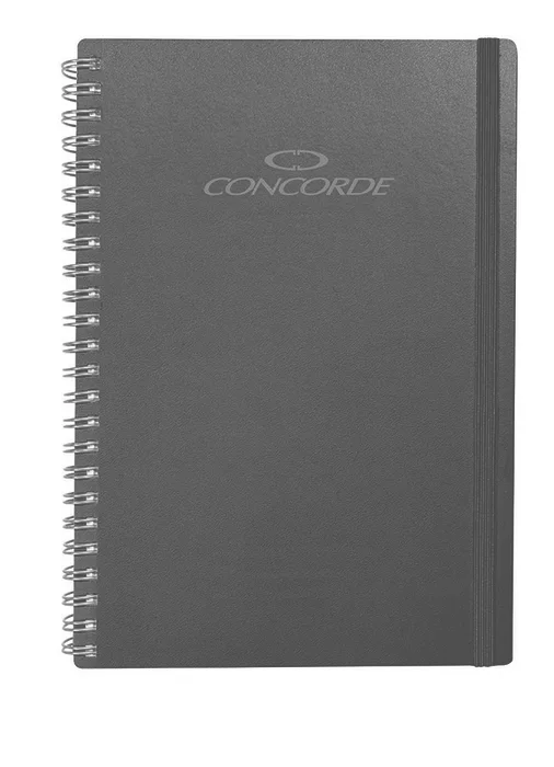 Hlavný obrázok produktu Zápisník CONCORDE Spiral A5 linka 9mm,80l, černá