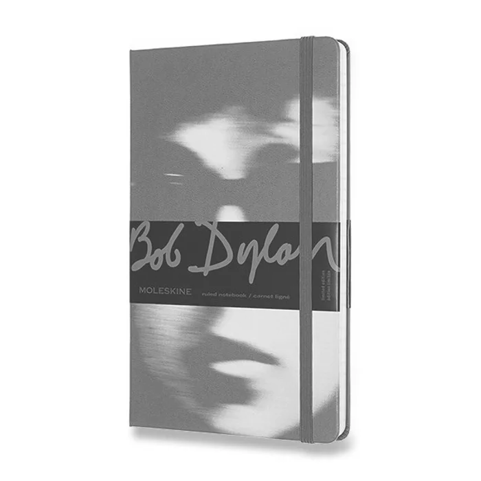 Hlavný obrázok produktu Zápisník Moleskine Bob Dylan - tvrdé desky L, linkovaný, zelený