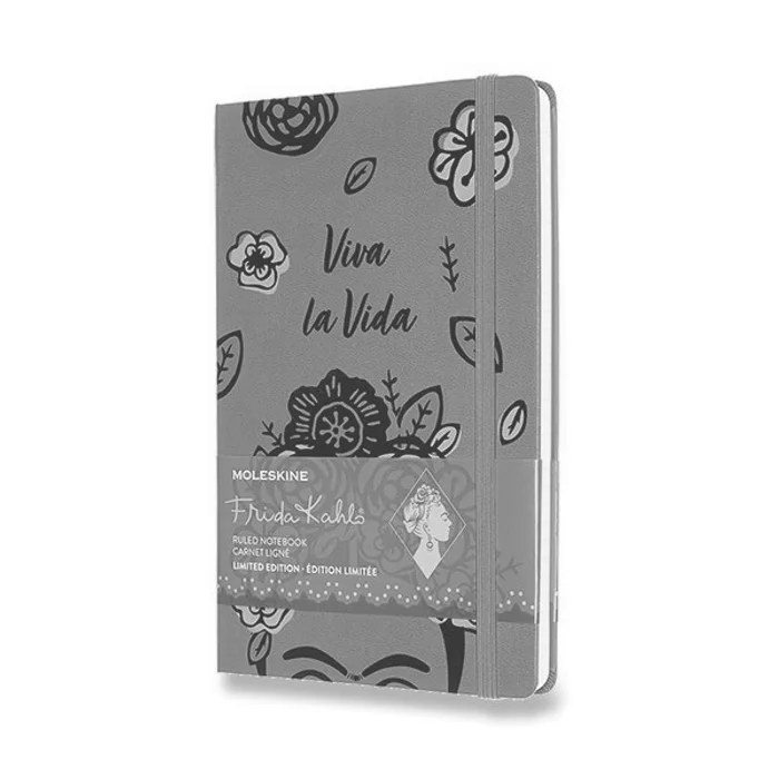 Hlavný obrázok produktu Zápisník Moleskine Frida Kahlo - tvrdé desky L, linkovaný, zelený