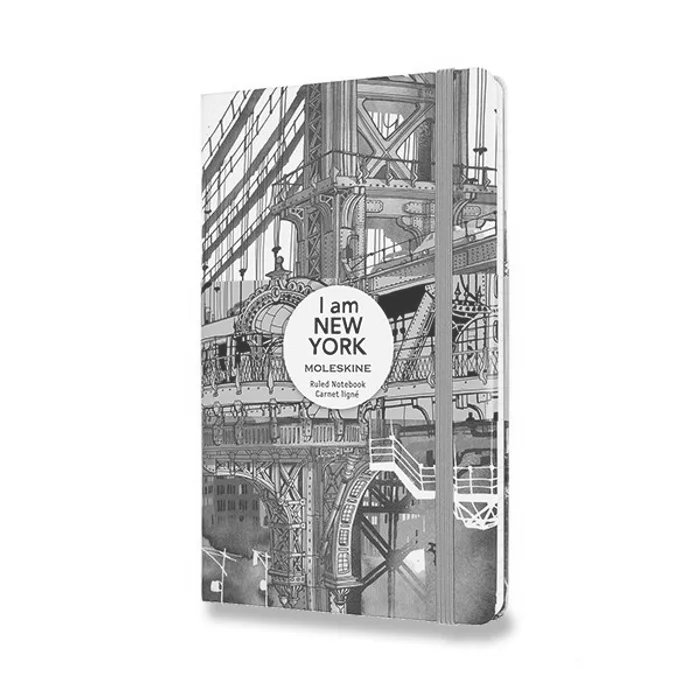 Hlavný obrázok produktu Zápisník Moleskine I am New York tvrdé desky L, linkovaný