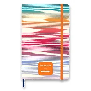 Zápisník Moleskine Missoni Fiamm - tvrdá väzba L, linkovaný
