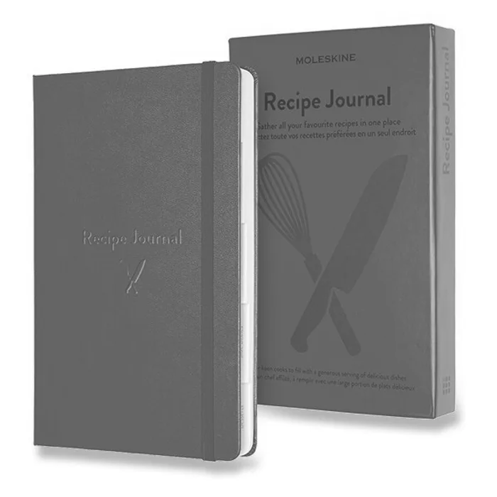 Hlavný obrázok produktu Zápisník Moleskine Passion Recipe Journal - tvrdé desky L, červený