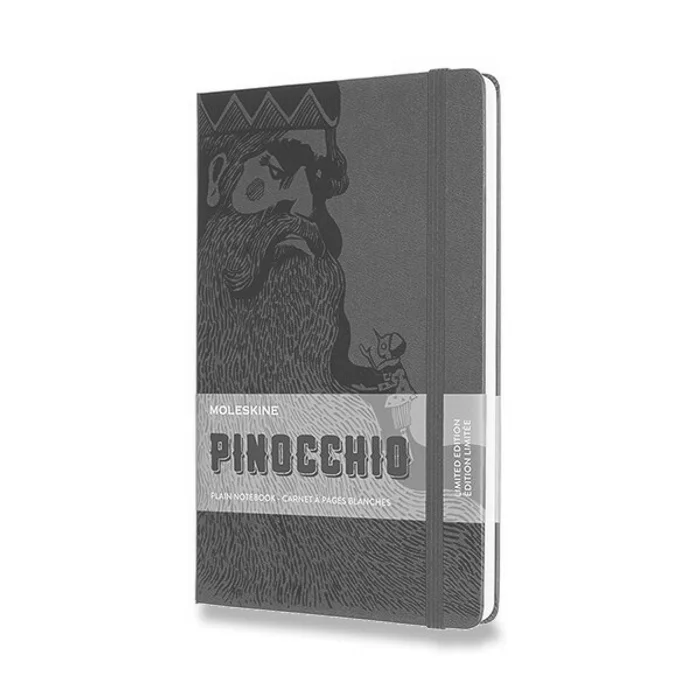 Hlavný obrázok produktu Zápisník Moleskine Pinocchio - tvrdé desky L, čistý, červený