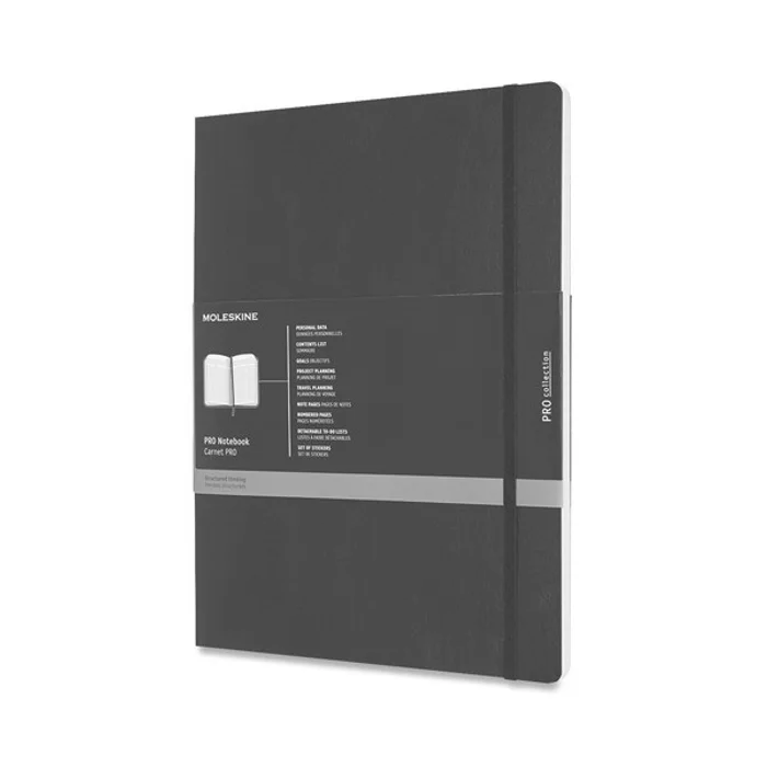 Hlavný obrázok produktu Zápisník Moleskine Professional - měkké desky černý