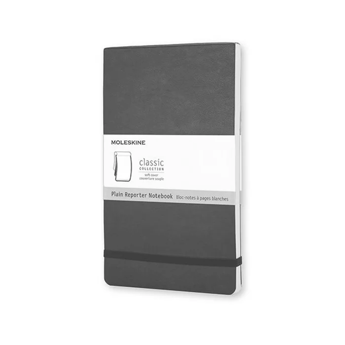 Hlavný obrázok produktu Zápisník Moleskine Reporter - měkké desky S, čistý, černý