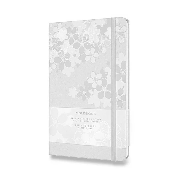 Hlavný obrázok produktu Zápisník Moleskine Sakura - tvrdé desky L, linkovaný, růžový