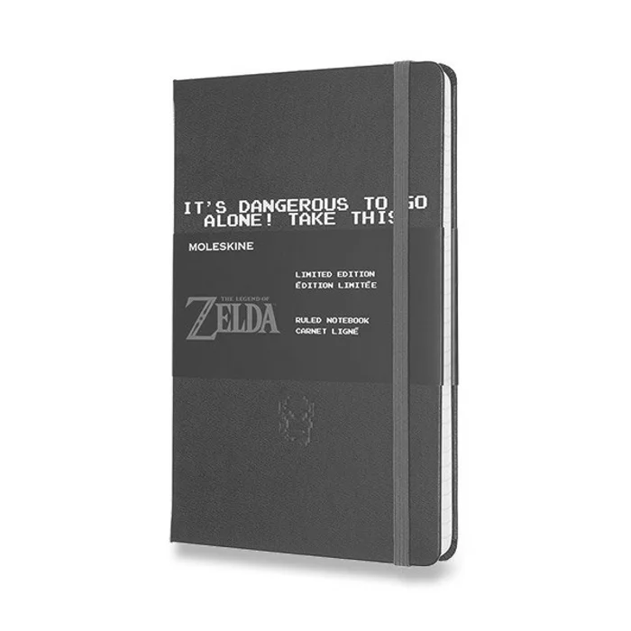 Hlavný obrázok produktu Zápisník Moleskine The Legend of Zelda - tvrdé desky L, linkovaný, černý