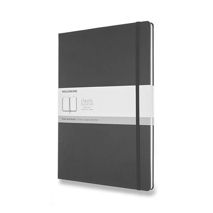 Hlavný obrázok produktu Zápisník Moleskine - tvrdé desky A4, čistý, černý