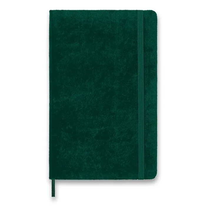 Hlavný obrázok produktu Zápisník Moleskine Velvet - tvrdé desky zelený