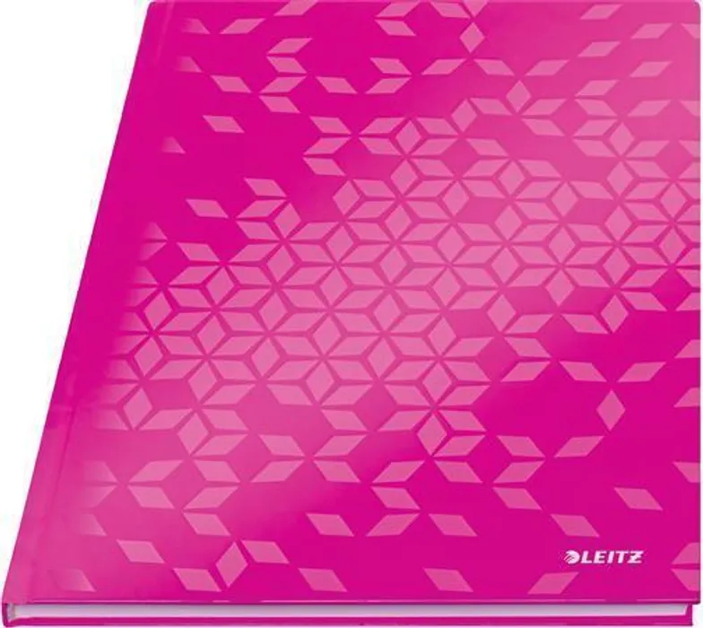 Hlavný obrázok produktu Zápisník "Wow", růžová, čtverečkovaný, A4, 80 listů, lesklá, LEITZ