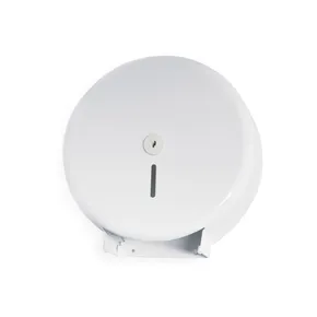 Zásobník (kovový) biely pre toaletný papier ?priemer 28cm [1 ks]