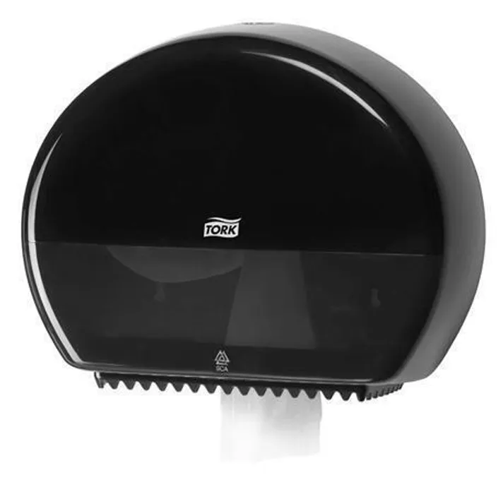 Hlavný obrázok produktu Zásobník na mini Jumbo toaletní papír T-Box Mini TORK 555008 černý T2 [1 ks]