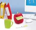 Zásobník na samolepiace bločky "Z", 3M POST-IT "Apple", červený