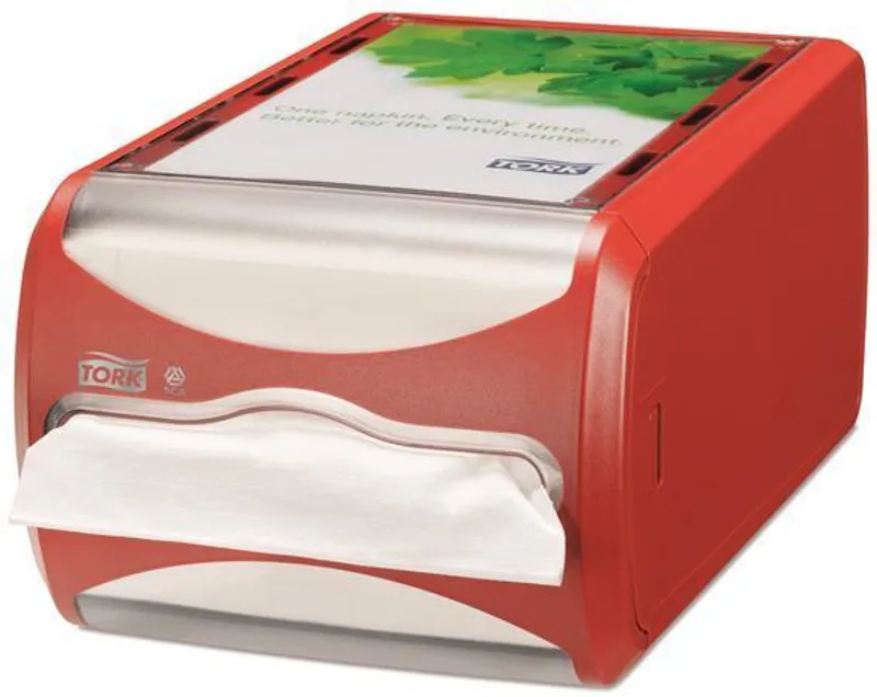 Hlavný obrázok produktu Zásobník na ubrousky "Xpressnap", červená, N4 systém, 14,5x19,1x30,7 mm, TORK