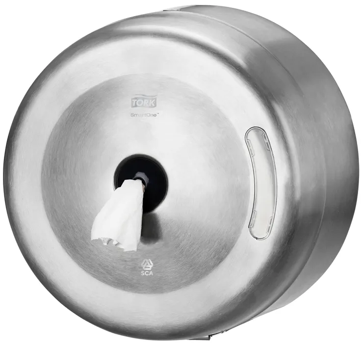 Hlavný obrázok produktu Zásobník TORK 472054 SmartOne na toaletní papír se středovým odvíjením nerez T8 [1 ks]