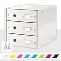 Zásuvkový box Leitz Click & Store s 3 zásuvkami, Biela