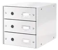Zásuvkový box Leitz Click & Store s 3 zásuvkami, Biela