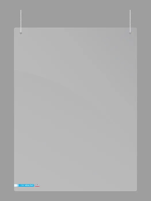 Hlavný obrázok produktu Závěsná ochranná plexi stěna 120 x 90 cm