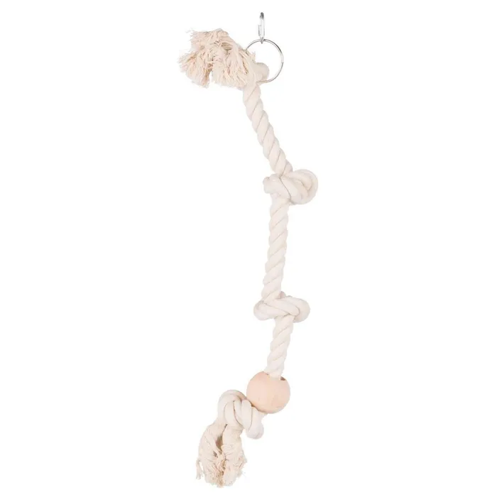 Hlavný obrázok produktu Závěsné bavlněné lano se 3 uzly 60cm/23mm