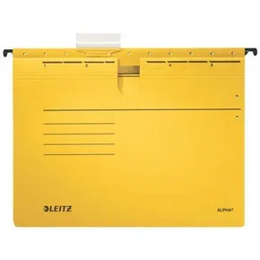 Závesné dosky Leitz ALPHA® s rýchloviazačom, Žltá [25 ks]