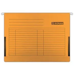 Závesné dosky, s bočnicami, oranžové, kartón, A4, DONAU [25 ks]