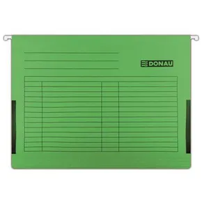 Závesné dosky, s bočnicami, zelené, kartón, A4, DONAU [25 ks]