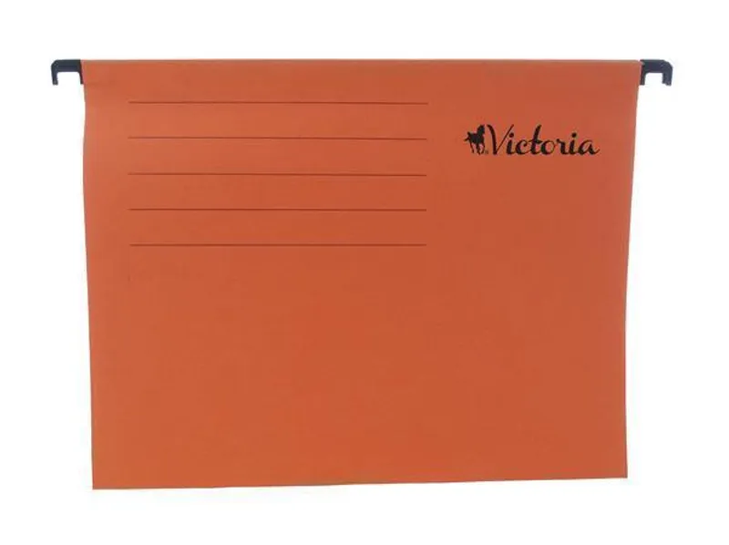 Hlavný obrázok produktu Závěsné zakládací desky, A4, oranžové, VICTORIA [25 ks]